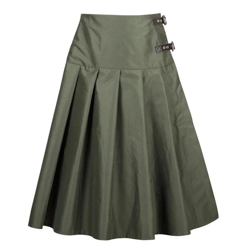 John Field Ladies Gale Waterproof Rain Skirt - Forest Green