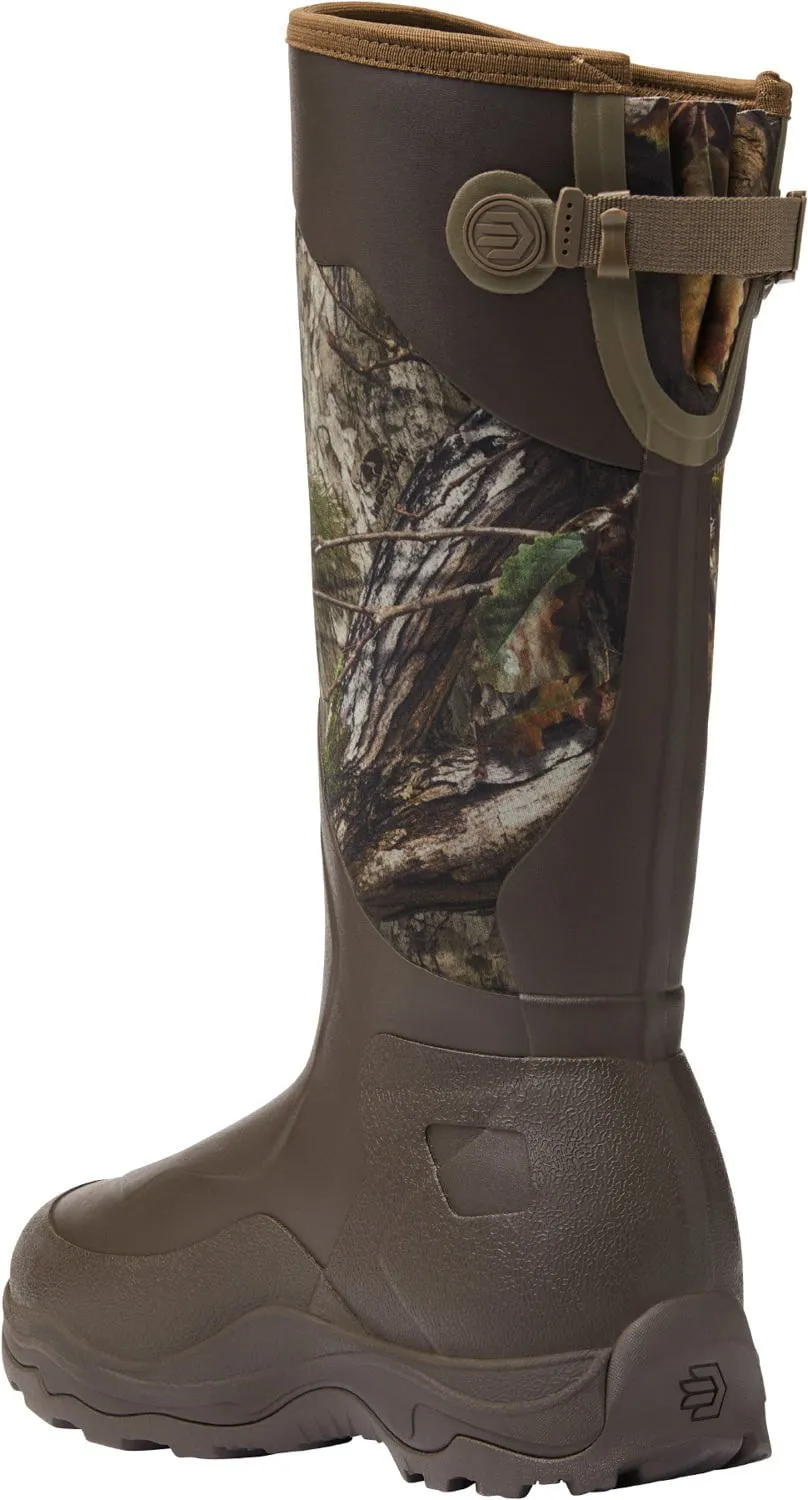 LaCrosse Mens Alpha Agility 17in 800G Mossy Oak Country DNA Rubber Hunting Boots