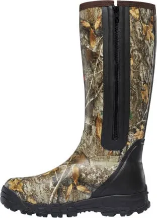 LaCrosse Men's Alphaburly Pro Side-Zip Realtree Edge Hunting Boots 376030