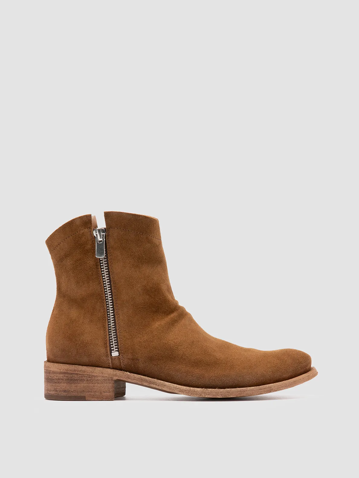 LISON 051 - Brown Suede Ankle Boots