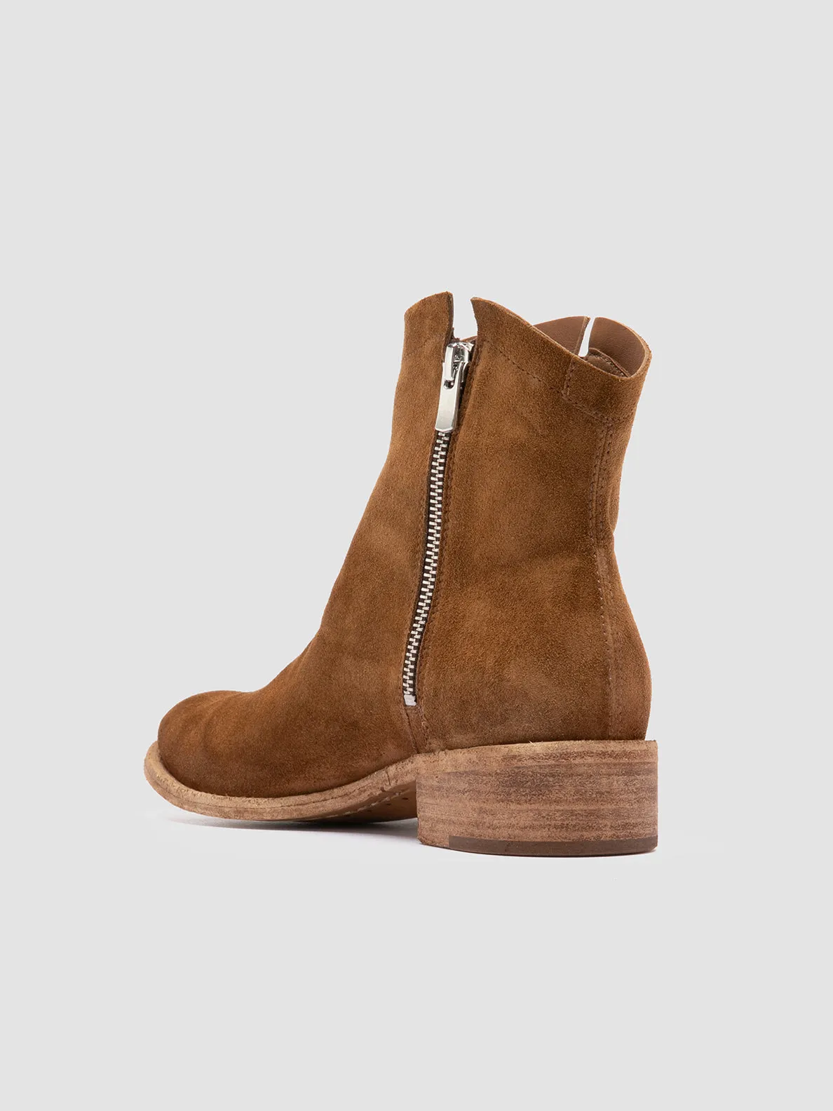 LISON 051 - Brown Suede Ankle Boots