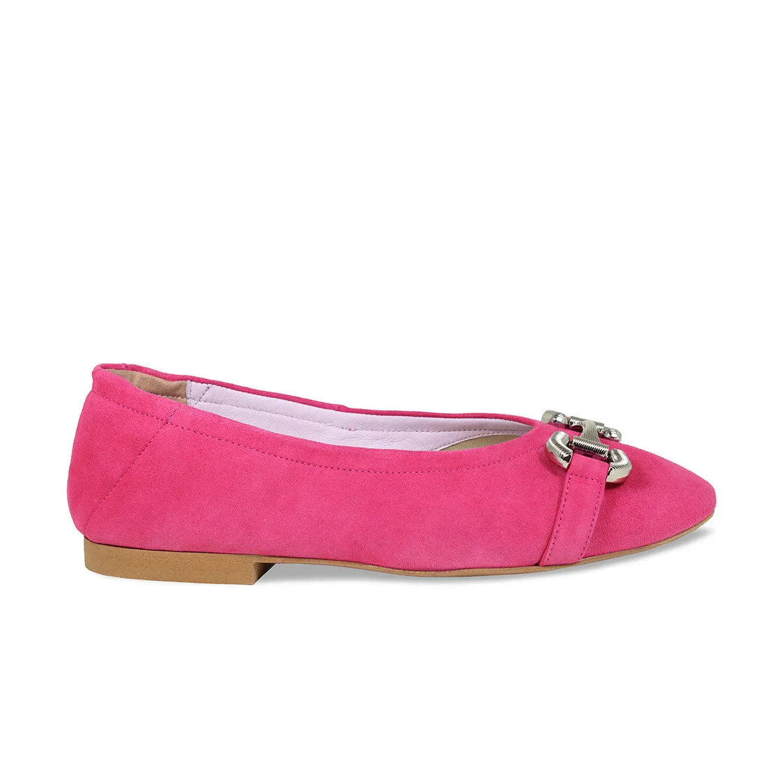 Lydia: Fuchsia Suede