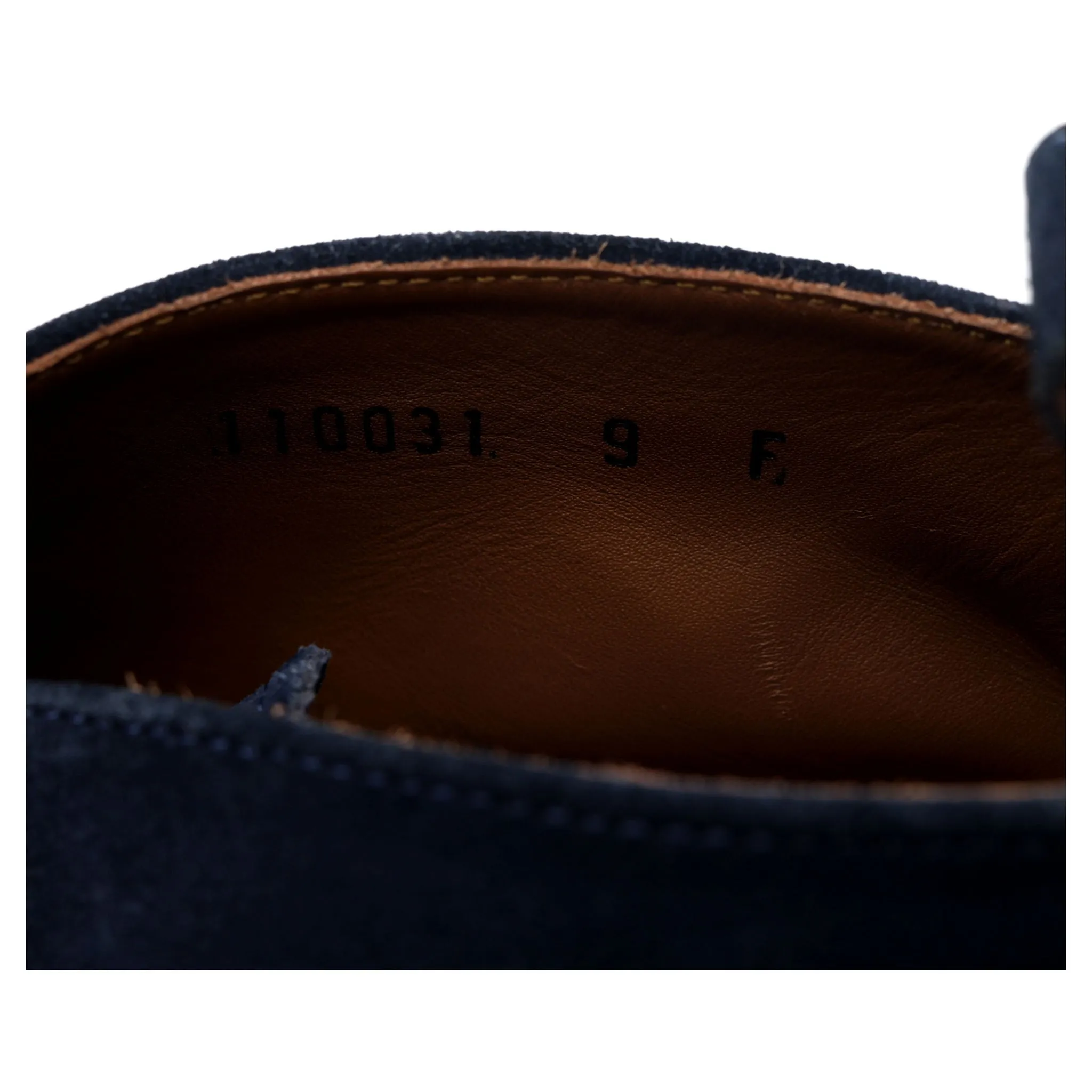 'Marcus' Navy Blue Suede Chukka Boots UK 9 F