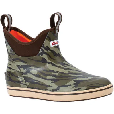 MEN'S ANKLE DECK BOOT - MOSSY OAK BOTTOMLAND CAMO