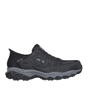 Men's Cankton Faison Slip ins Steel-Toe Shoe Black