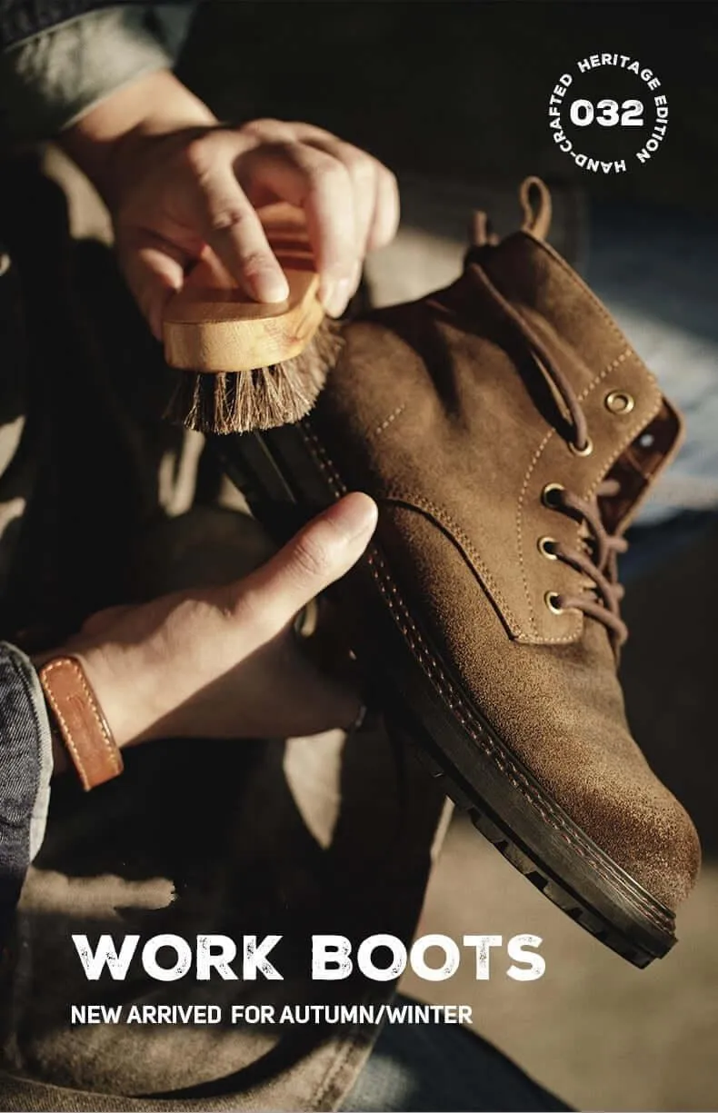 Men's High Top Leather Boots