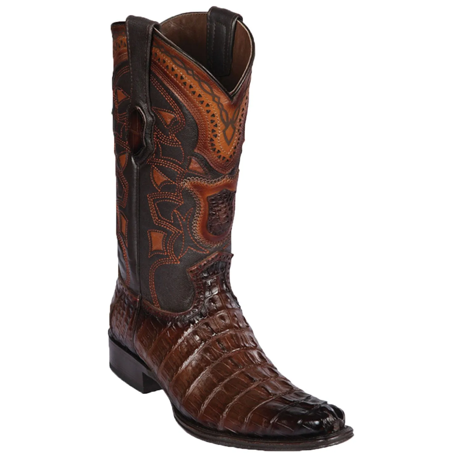 Men's Los Altos Original Caiman Tail European Square Toe Boot 7601