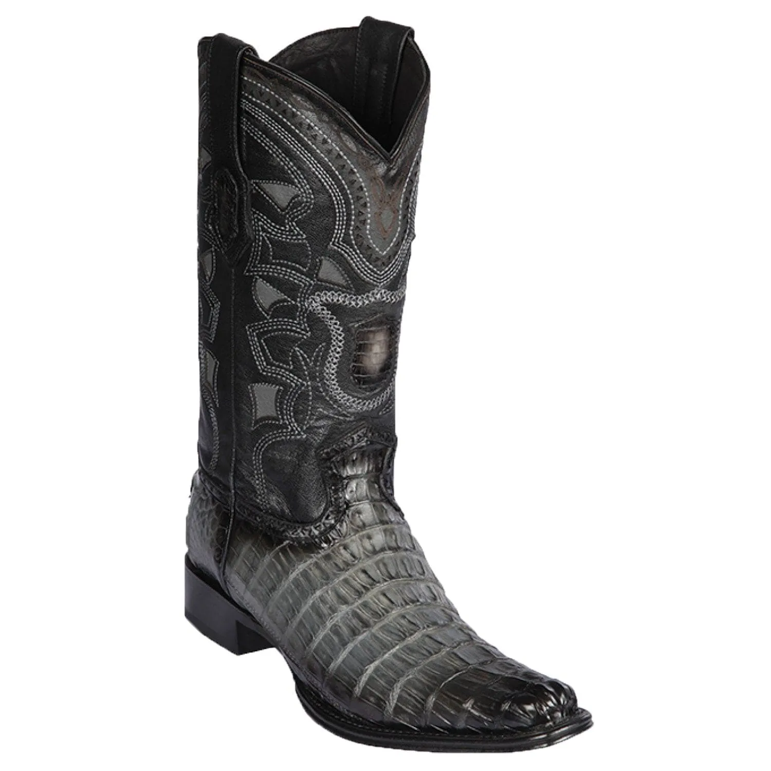 Men's Los Altos Original Caiman Tail European Square Toe Boot 7601