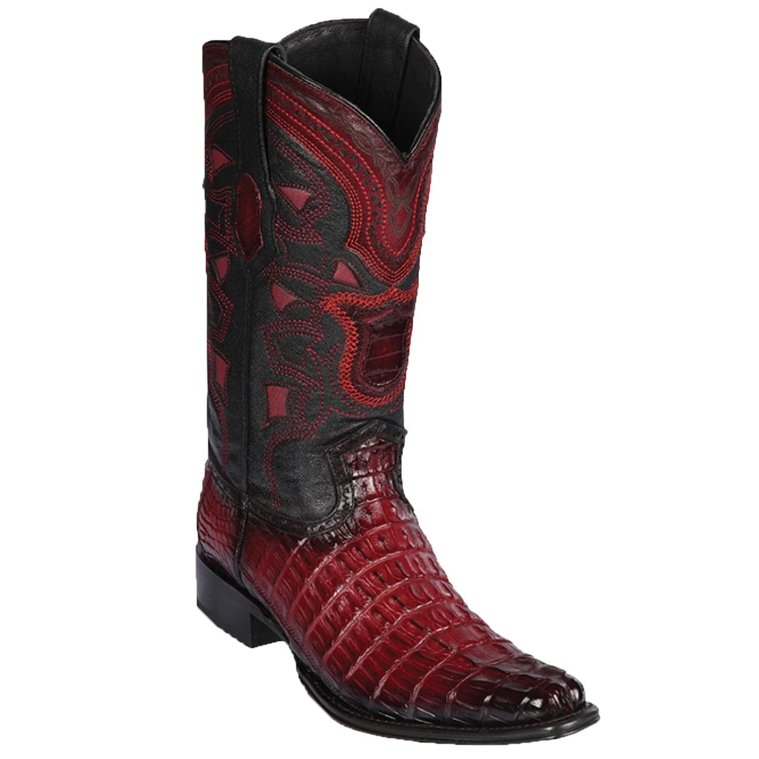 Men's Los Altos Original Caiman Tail European Square Toe Boot 7601