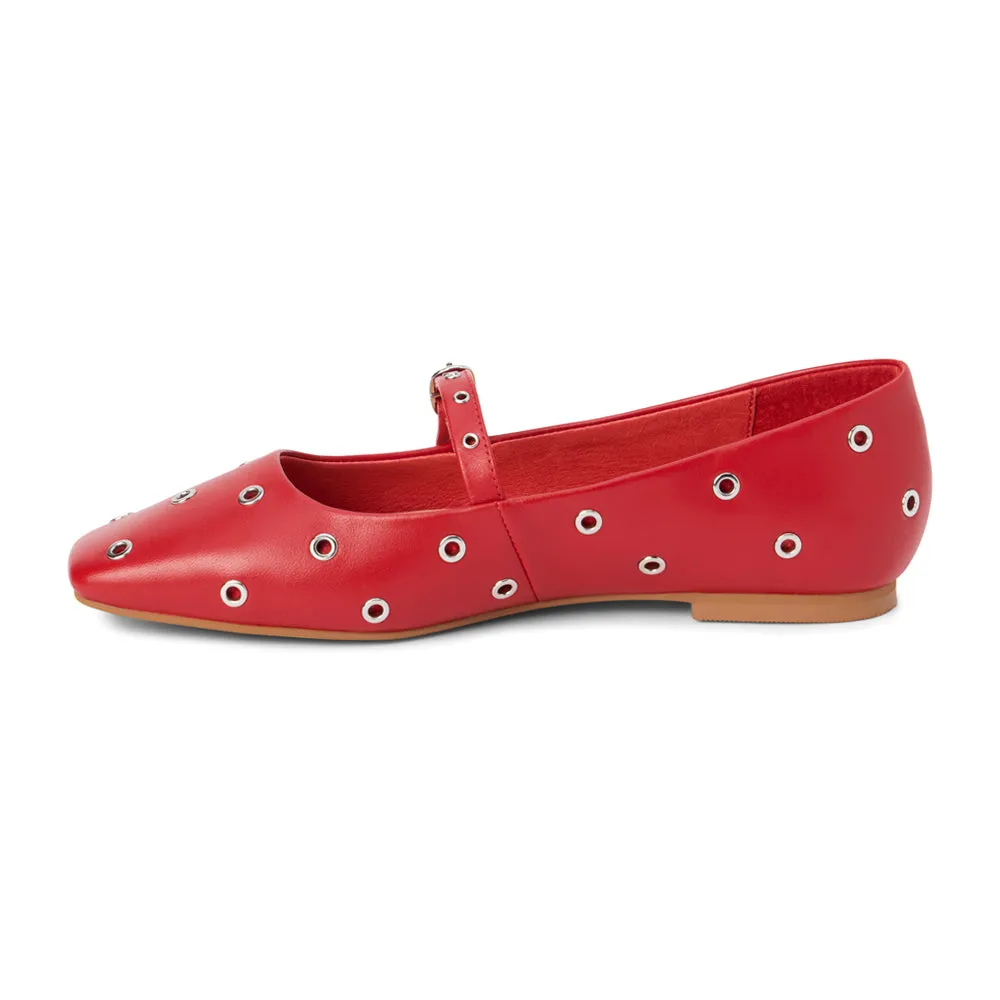 Mick Studded Mary Jane Flats