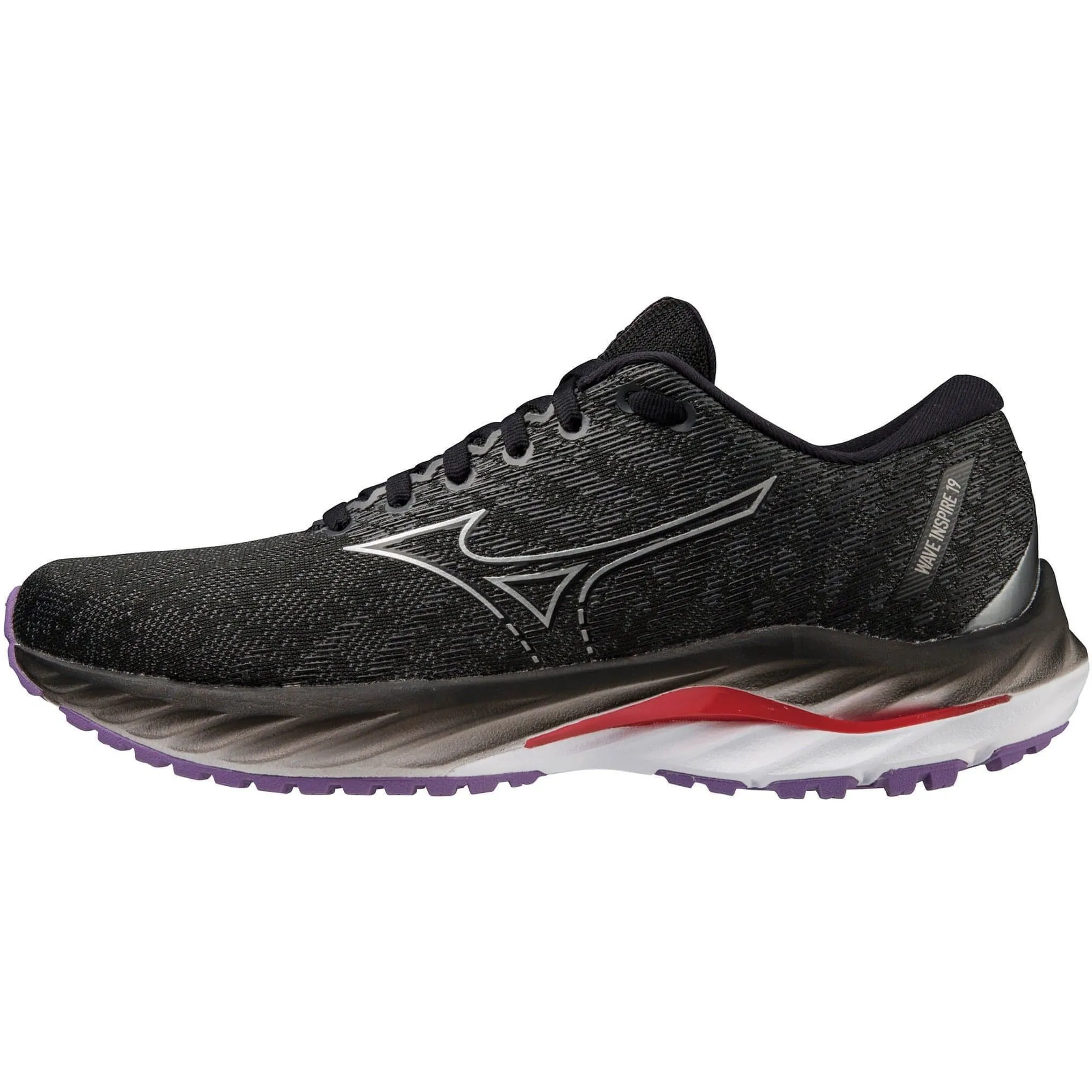 Mizuno Wave Inspire 19 Womens Running Shoes - Black