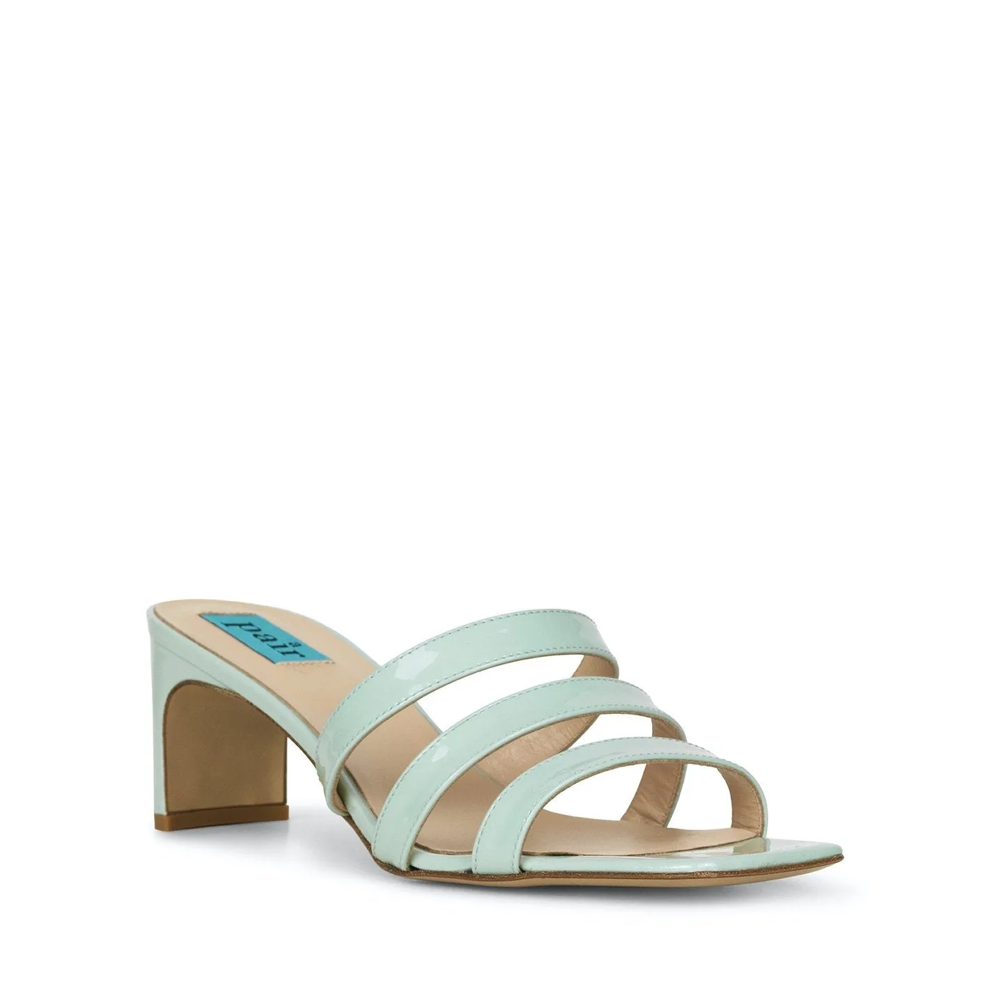 New Heels Mule Sandals In Aquamarine