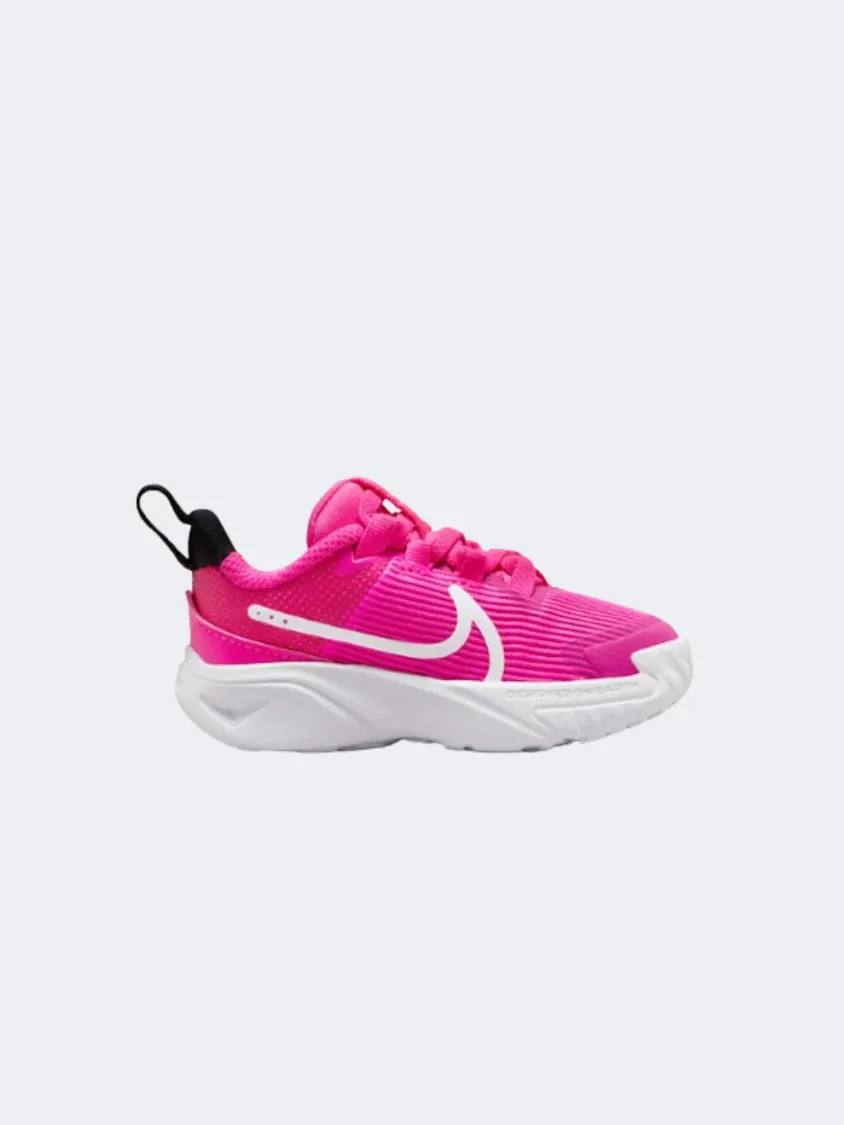 Nike Star Runner 4 Next Nature Infant Girls Running Shoes Pink/Black/White