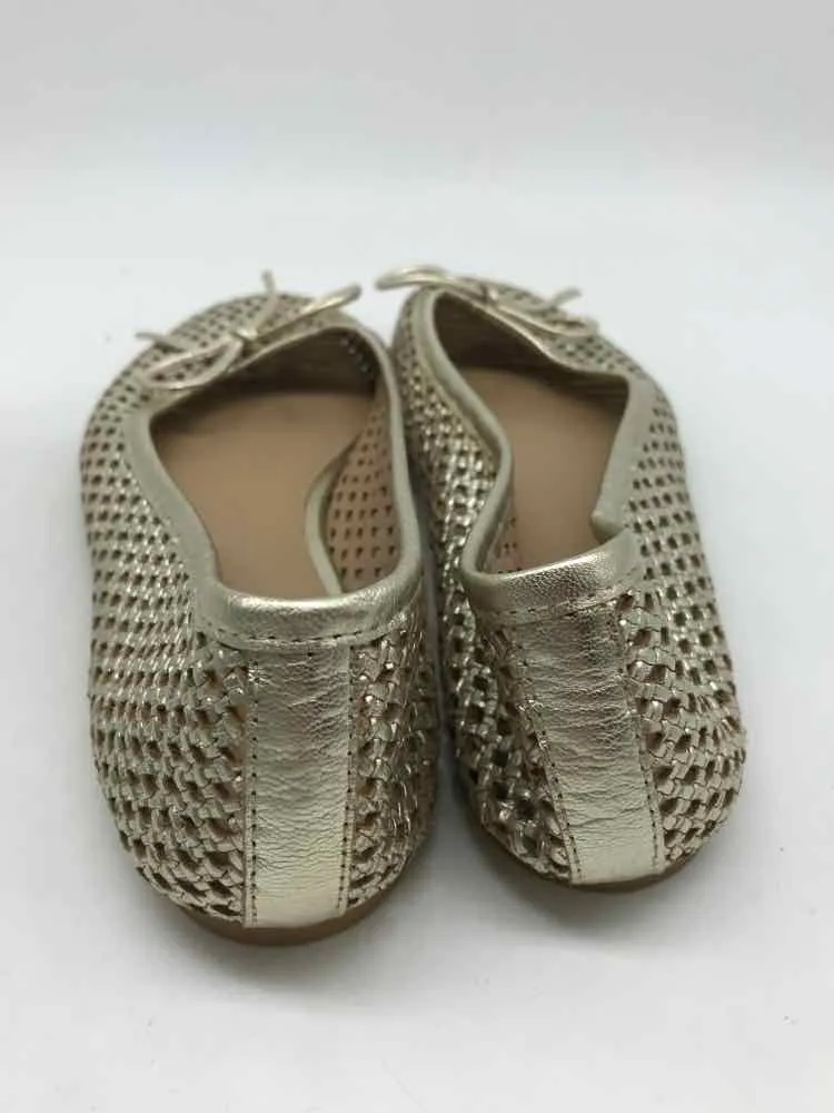 Pre-Owned Bruno Magli Silver Size 39 Ballet Flats