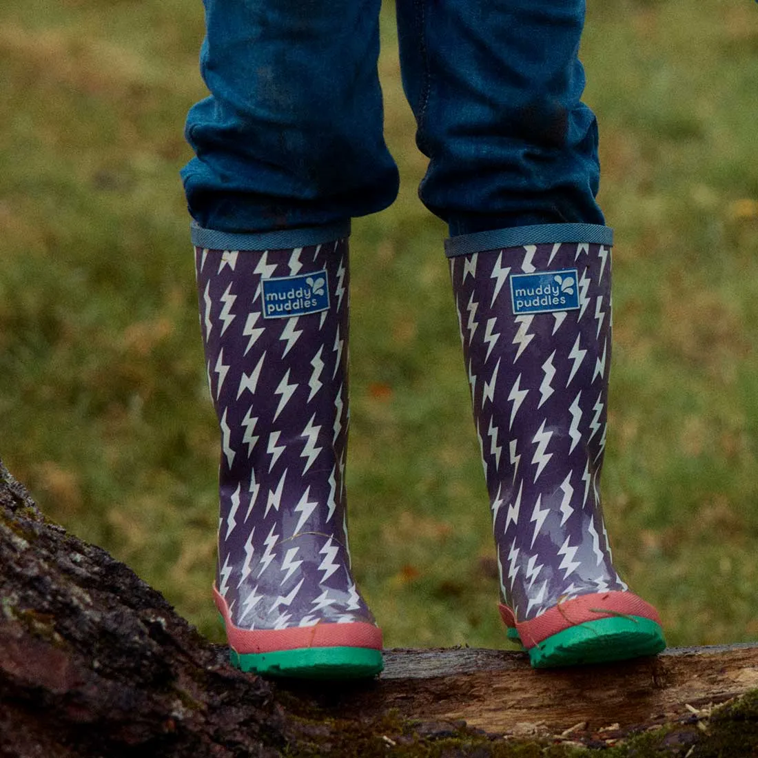 Puddlestomper Wellies Purple