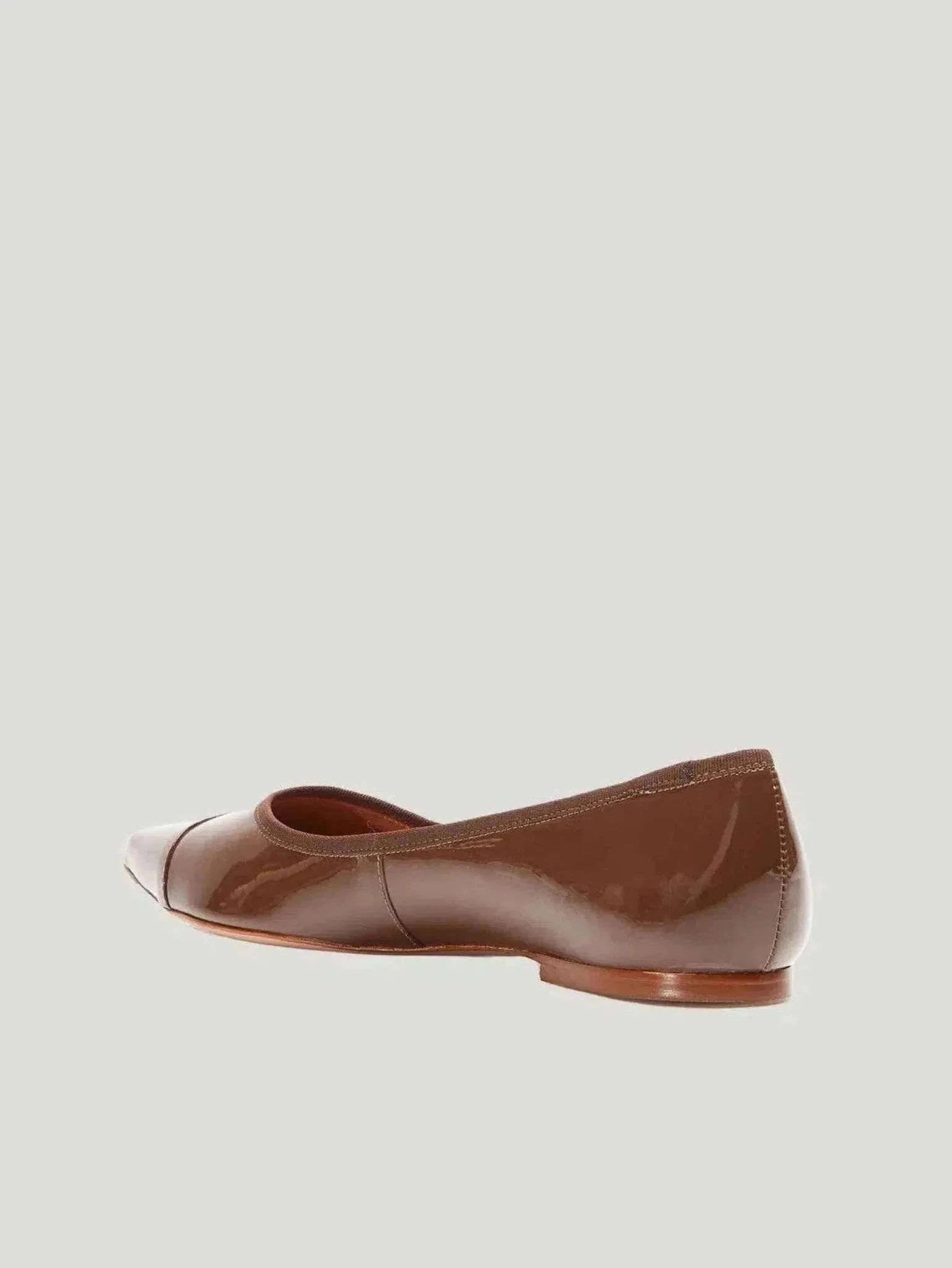 REBECCA ALLEN Nude Skim Ballet Flats