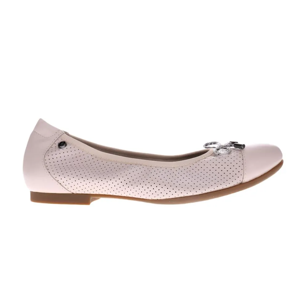 Revere Women's St Barts Arch Support Ballet Flats Pebble