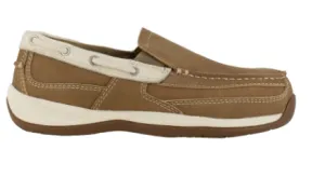 Rockport Women's ESD Slip-On Steel Toe Work Boat Shoe RK673