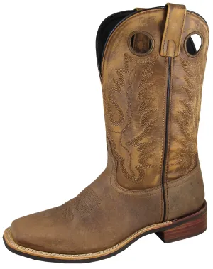 Smoky Mountain Mens Timber Brown Leather Cowboy Boots