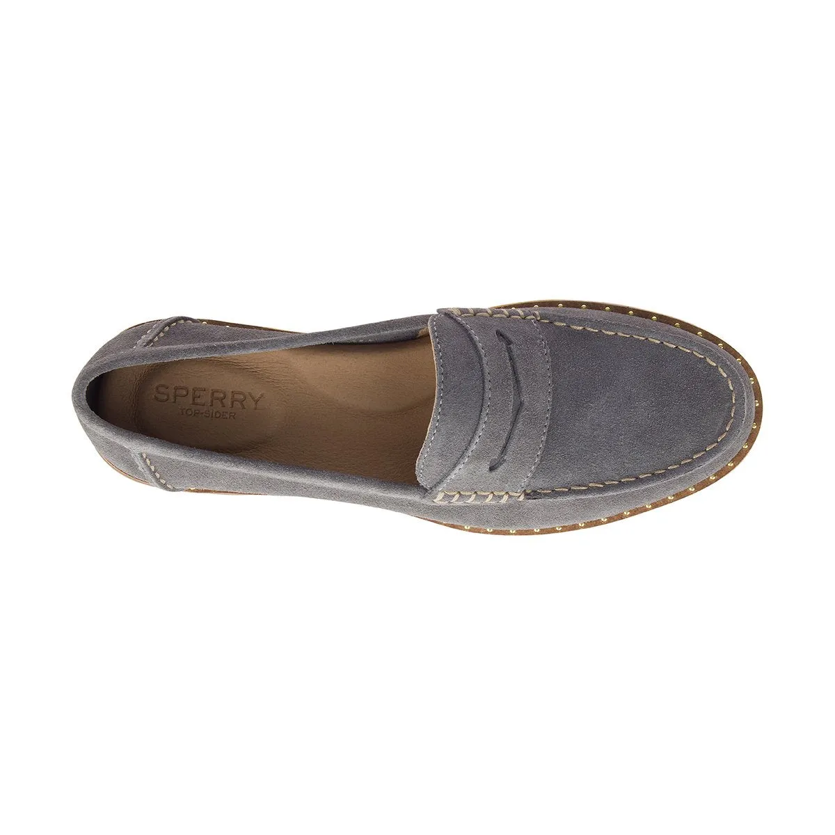 Sperry Women's Seaport Penny Suede Stud Loafers