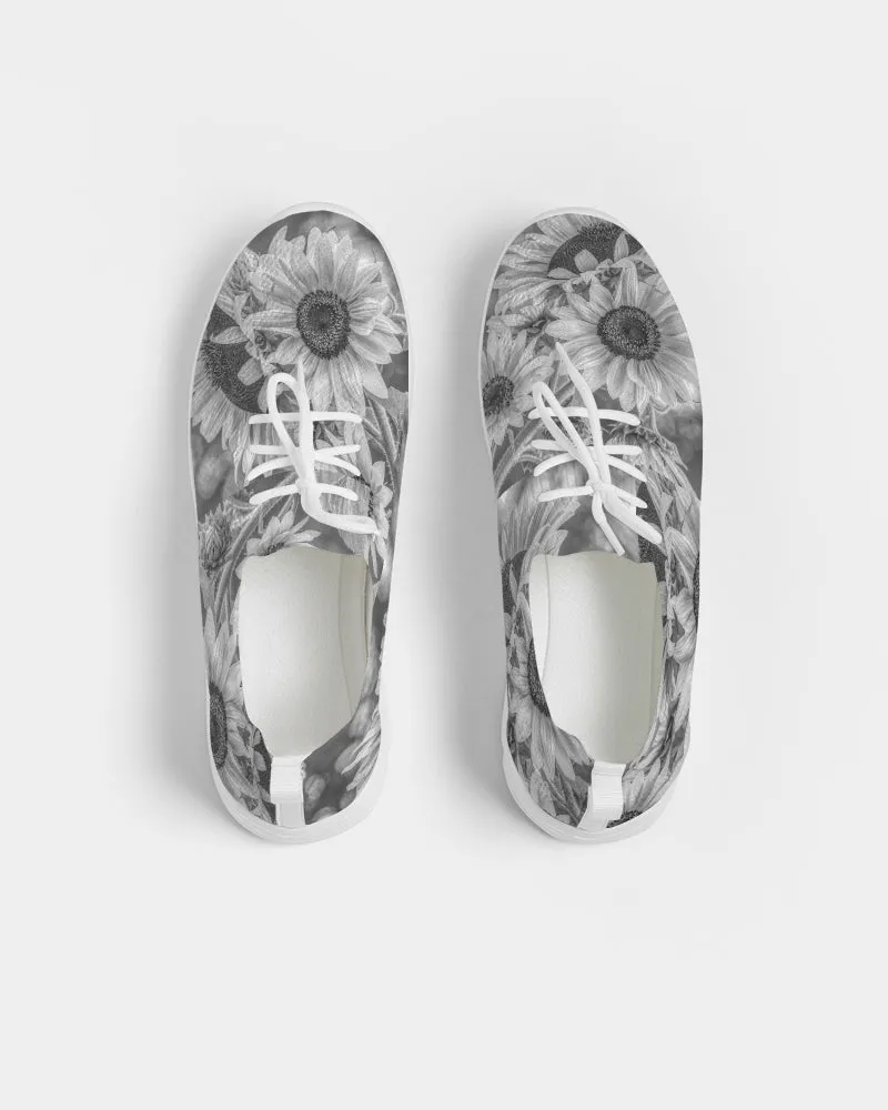 Sunflower Dreams Lace Up Flyknit Shoe