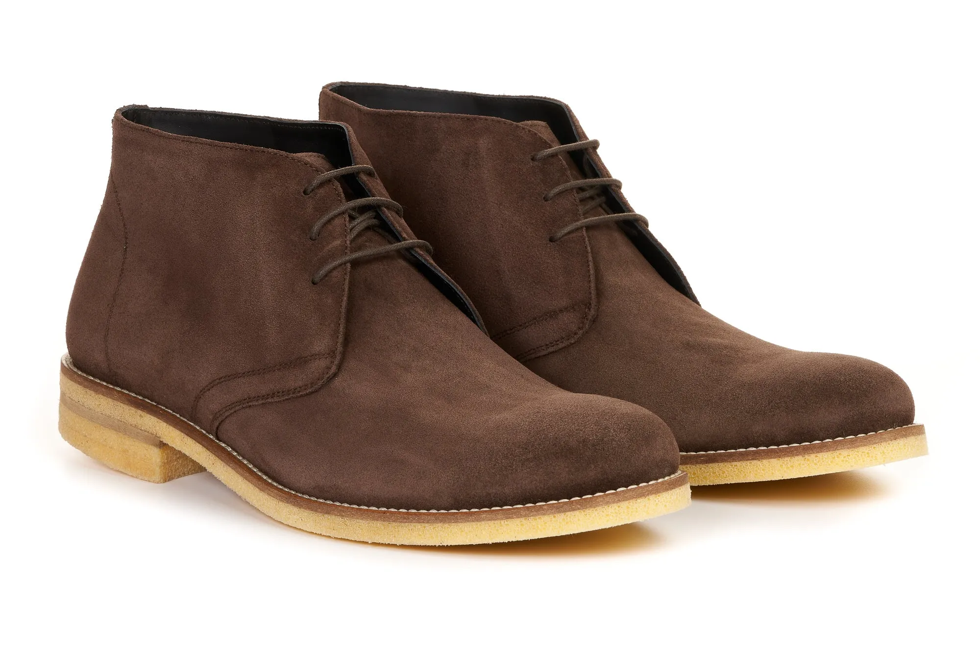 The Lawrence Chukka Boot - Dark Brown Suede