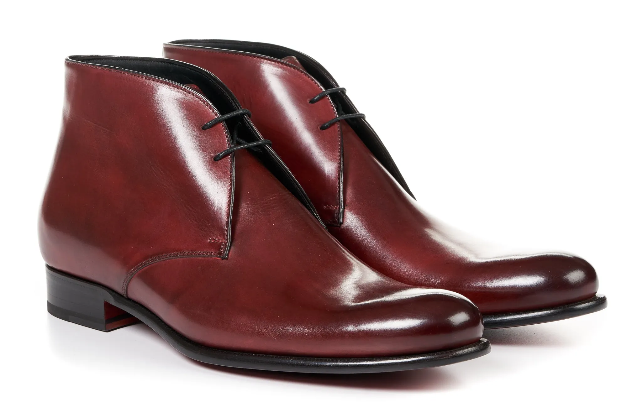 The Newman Chukka Boot - Oxblood