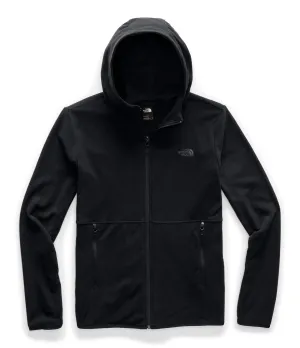 The North Face Men's TKA Glacier Full Zip Hoodie, TNF Black/TNF Black, L