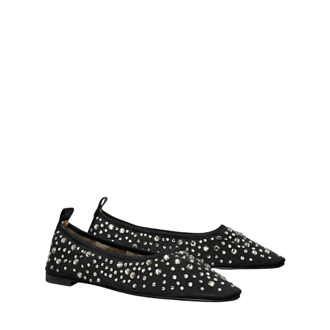 Tory Burch Crystal Ballet Flats