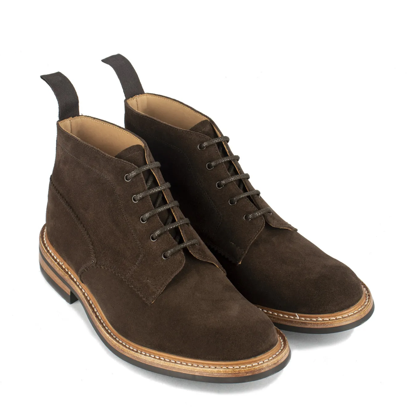 Trickers Evedon Chukka Boot Cafe Repello Suede