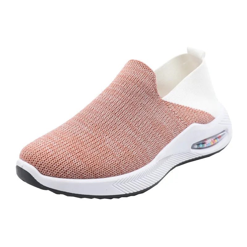 Ultra Light 2022 New Women's Shoes Mesh Sneakers Breathable Knitted Running Shoes Casual Walking Sport Shoes