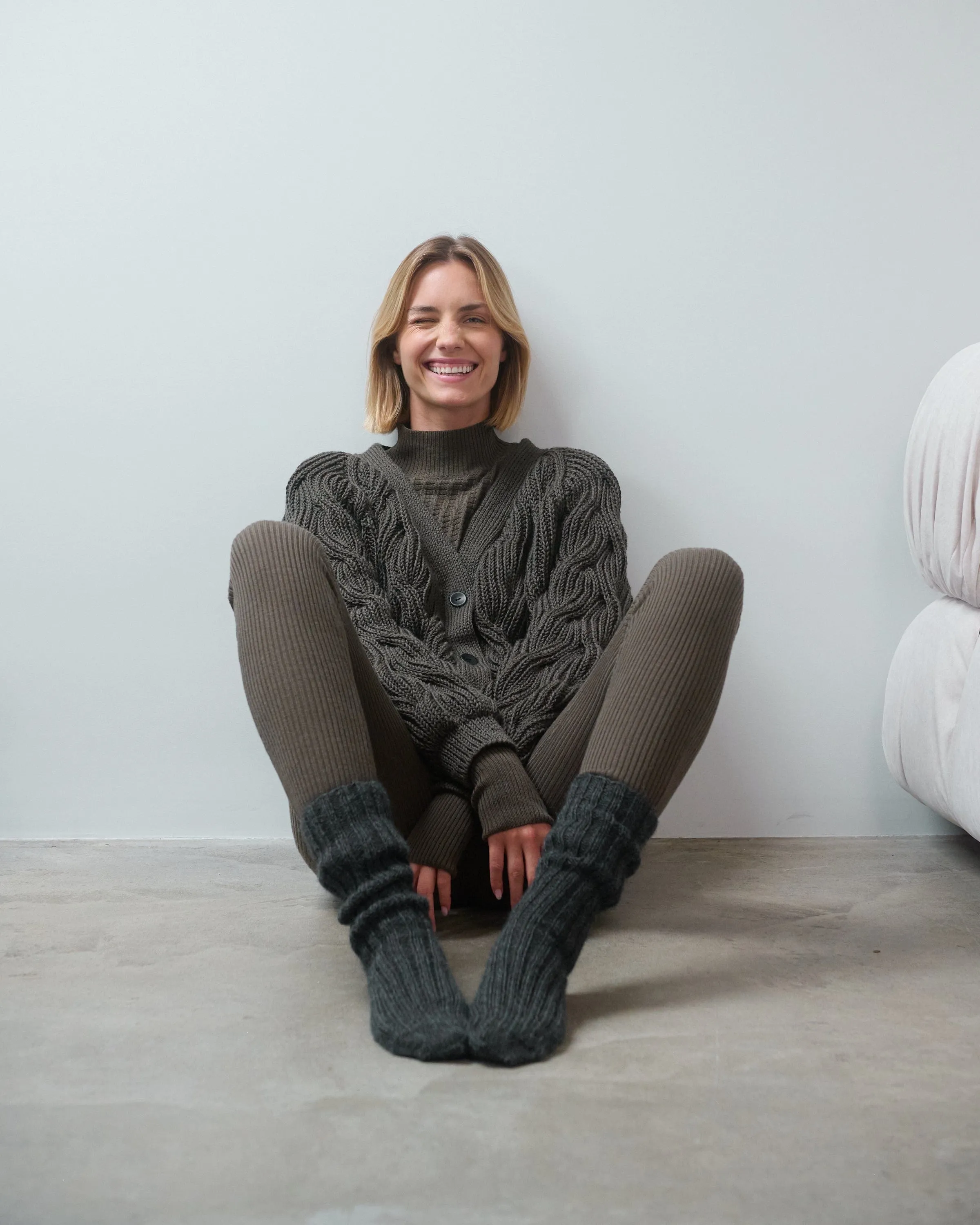 Vandenė: Nettle Merino Wool Leggings