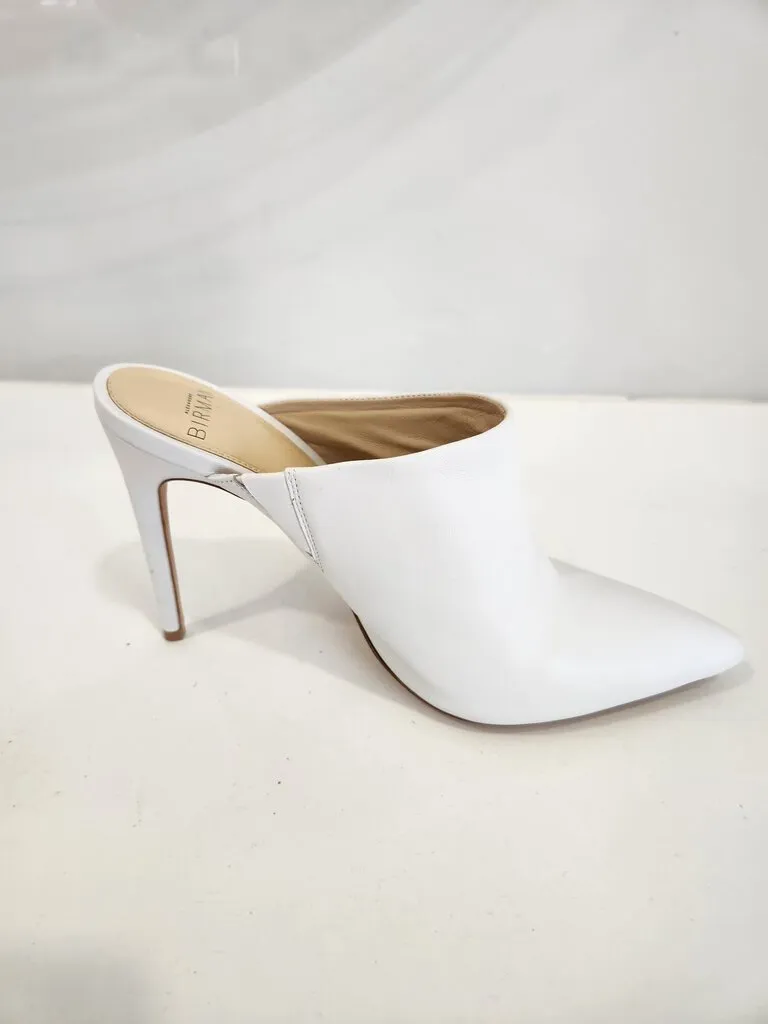 White Leather Mule Retail $650