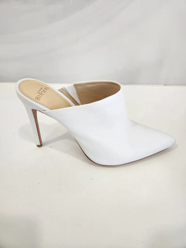 White Leather Mule Retail $650