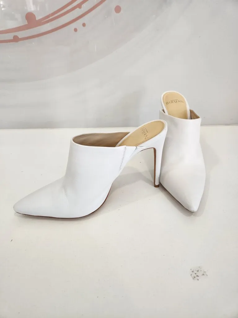 White Leather Mule Retail $650