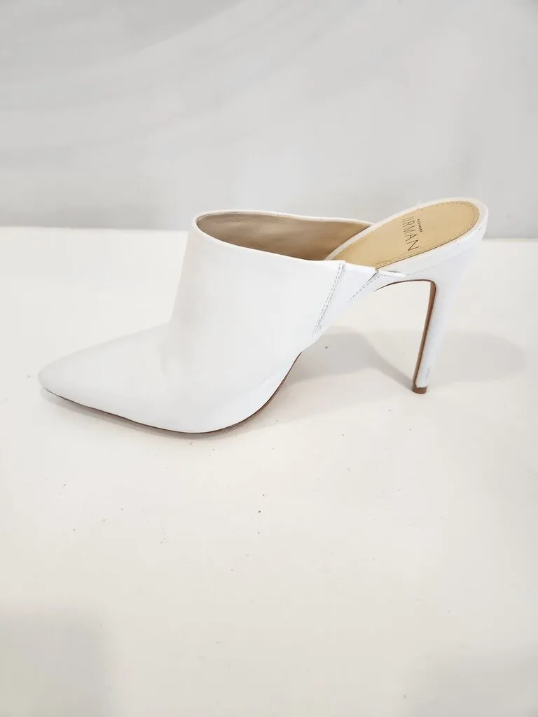 White Leather Mule Retail $650