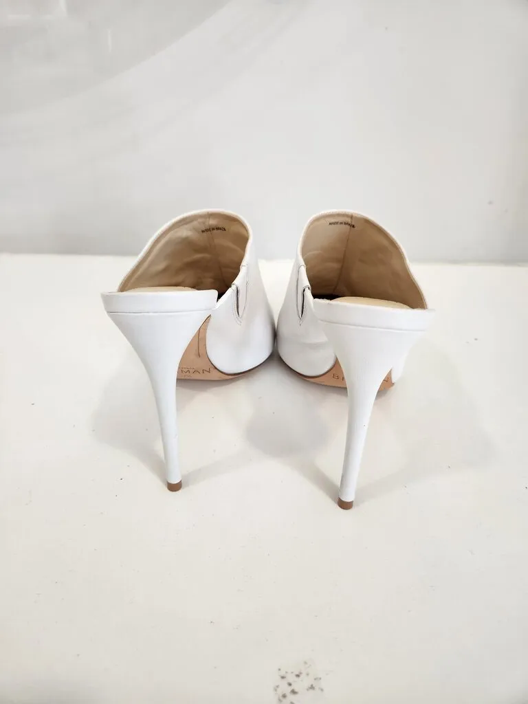 White Leather Mule Retail $650