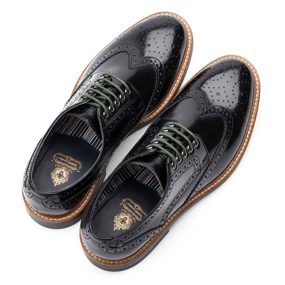 Woburn Hi Shine Brogue Shoes