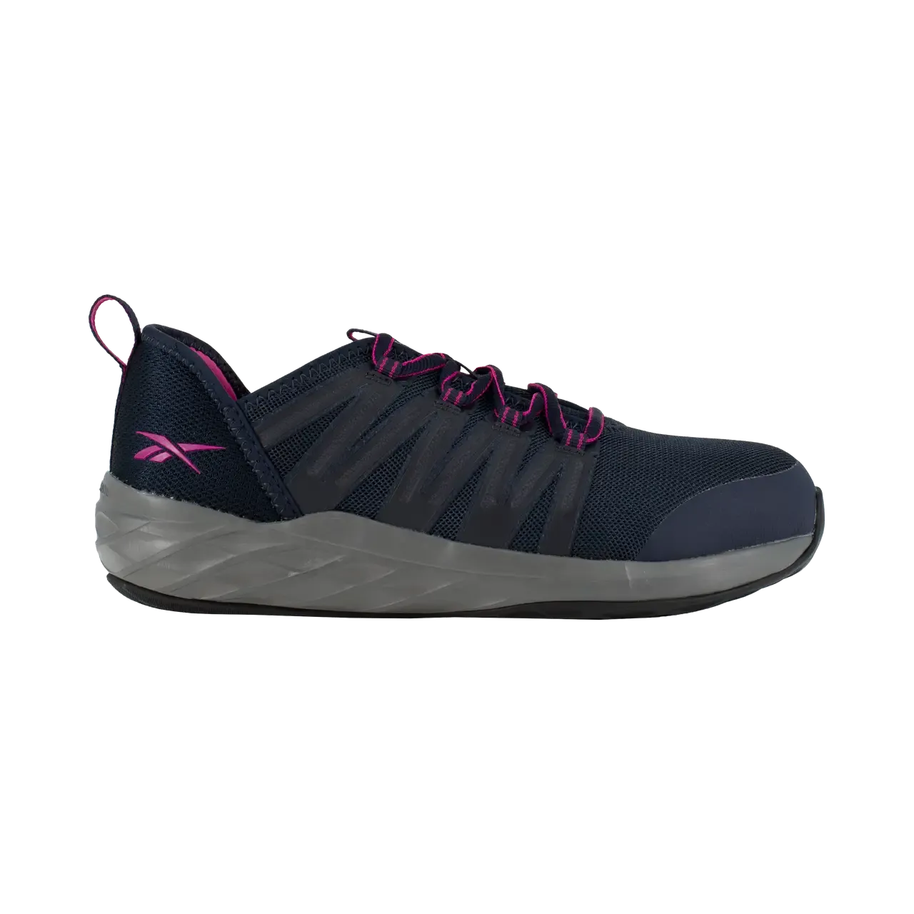 Women's Astroride Steel-Toe Athletic Work Shoe Dark Navy/Purple