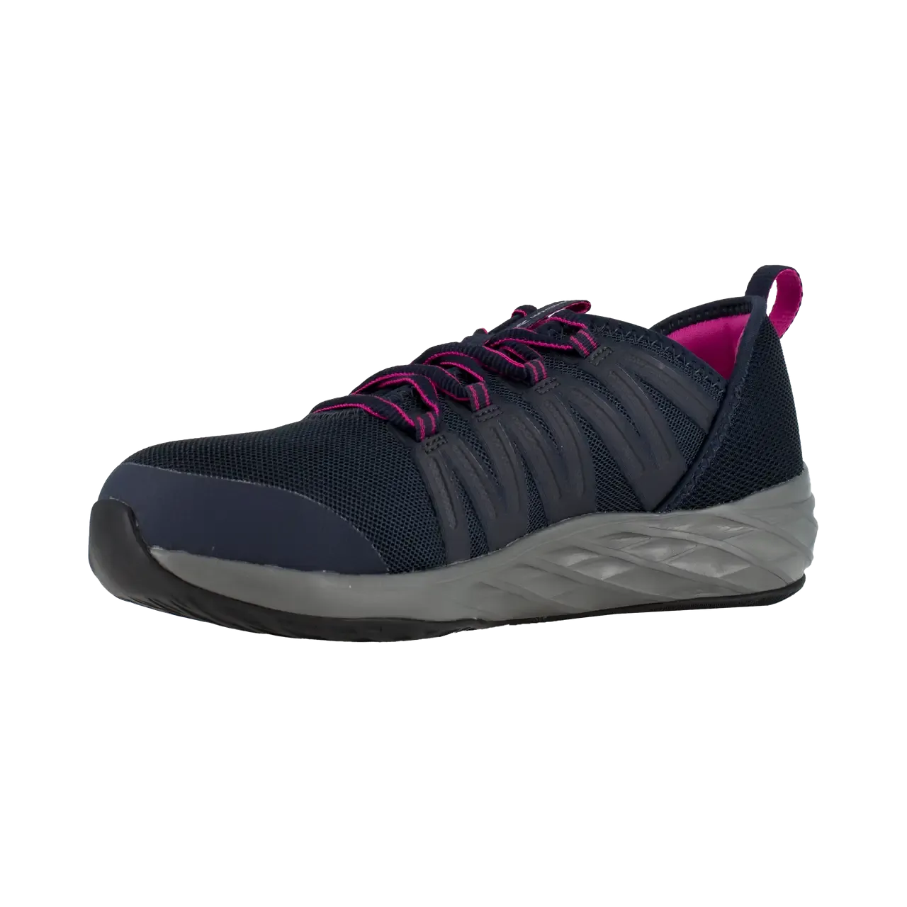 Women's Astroride Steel-Toe Athletic Work Shoe Dark Navy/Purple