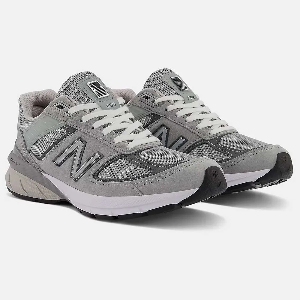 Women's MADE in USA 990v5 Core Running Shoe - Grey/Castlerock- Regular (B)