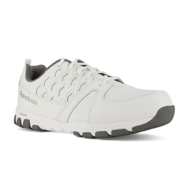 Women's Sublite Steel-Toe Athletic Work Shoe White