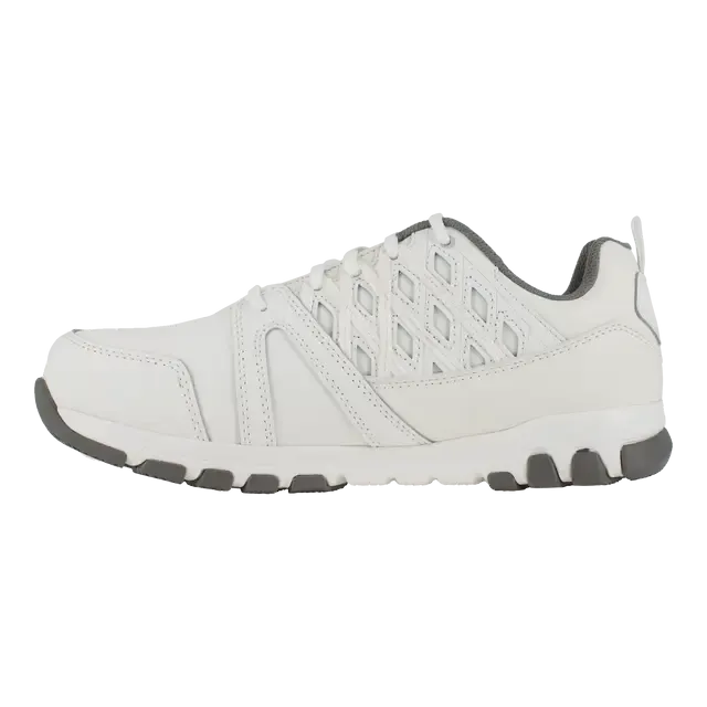 Women's Sublite Steel-Toe Athletic Work Shoe White