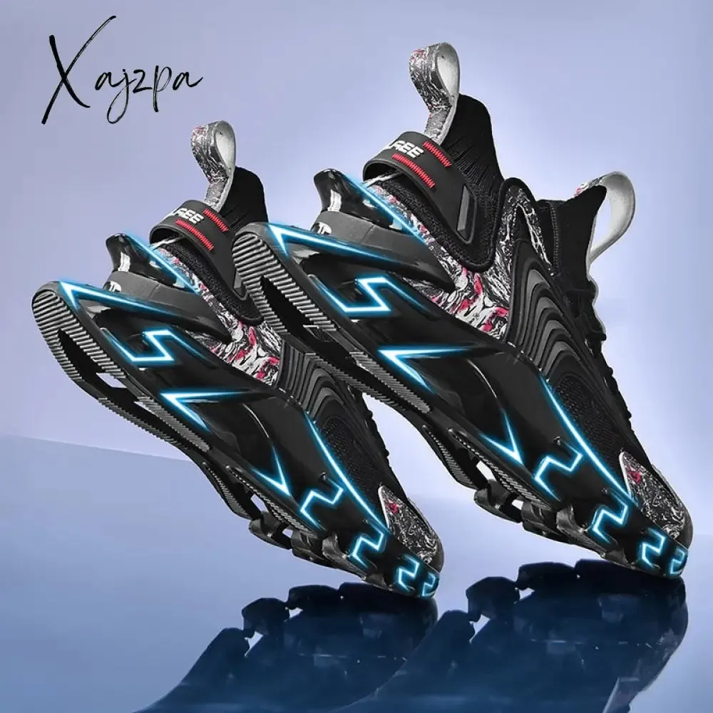 Xajzpa - men shoes Sneakers Male Mens casual Shoes tenis Luxury shoes Trainer Race Breathable Shoes fashion loafers running Shoes for men