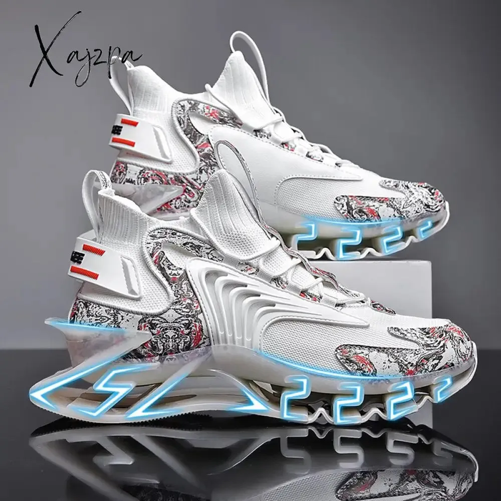 Xajzpa - men shoes Sneakers Male Mens casual Shoes tenis Luxury shoes Trainer Race Breathable Shoes fashion loafers running Shoes for men